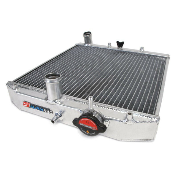 Skunk2 Racing Alpha Half-Size Dual Core Aluminum Radiator - Honda Civic (1992-2000)