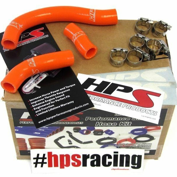 HPS Performance Reinforced Radiator Coolant Silicone Hoses - Orange - KTM 450 505 08-09 SX-F XCF